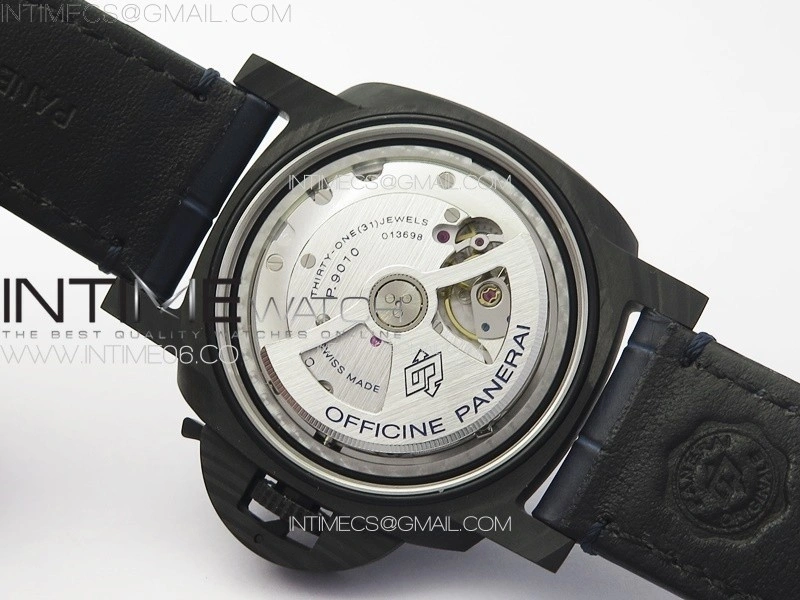 PAM1664 Carbotech VSF 1:1 Best Edition on Blue Leather Strap P.9010 Clone